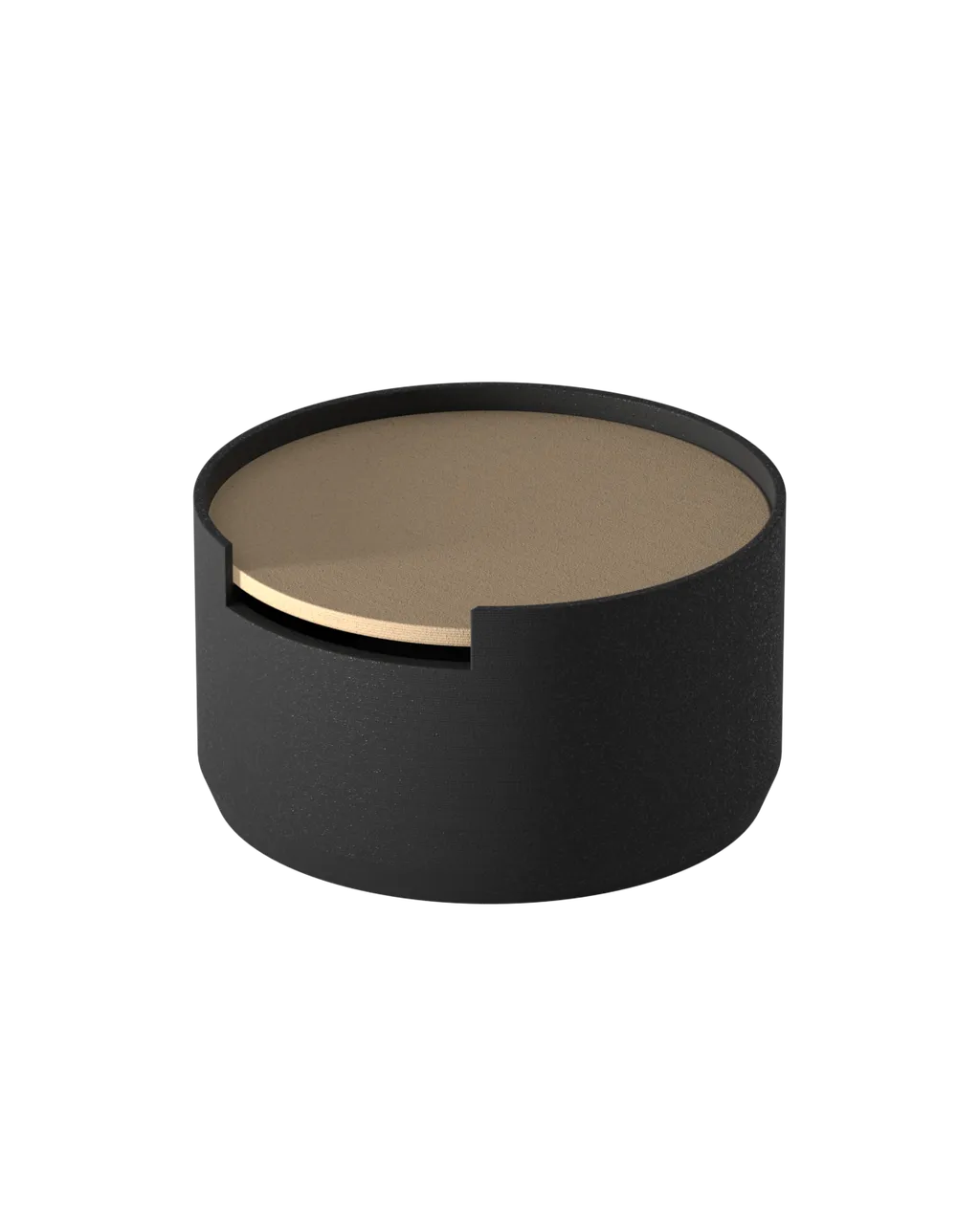 Finger Tray — Round catchall with a removable insert