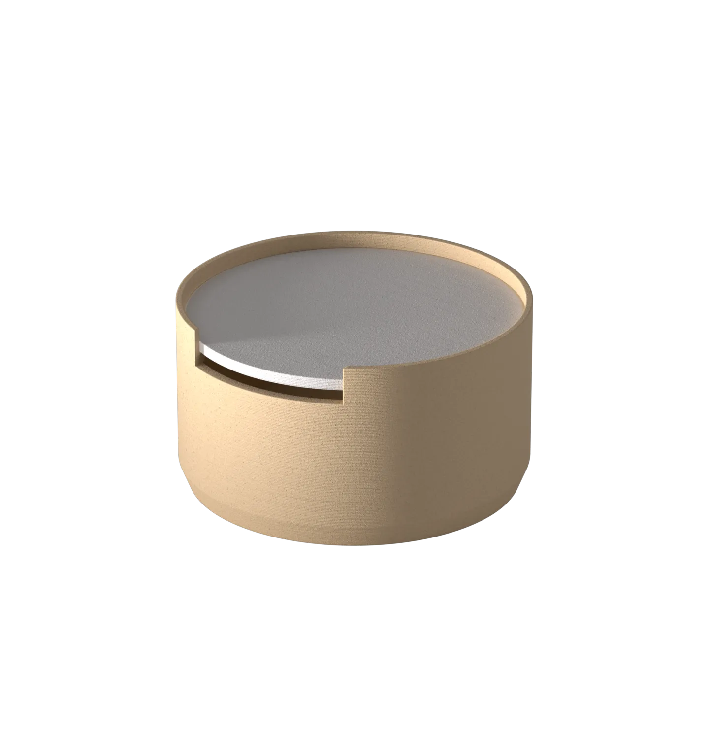 Finger Tray — Sand / White