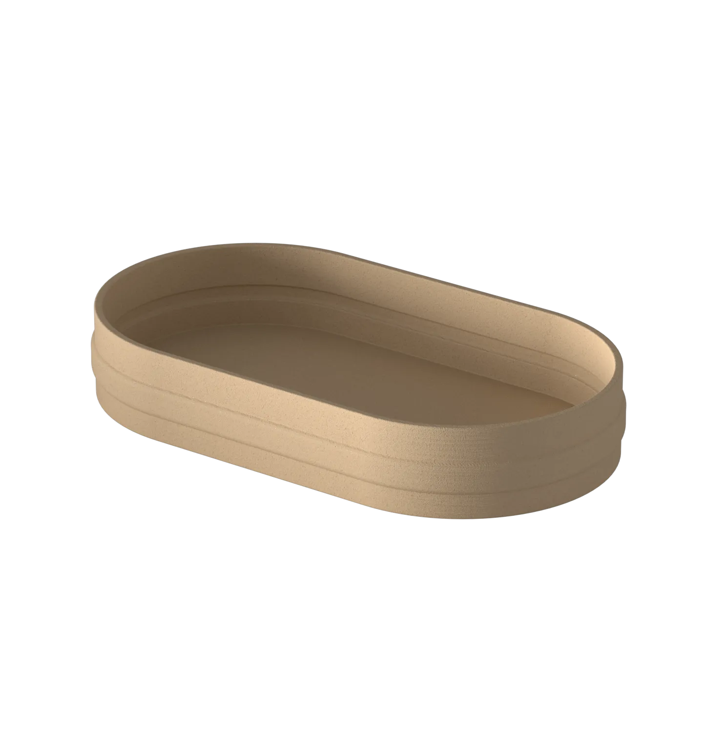Oval Tray — Sand