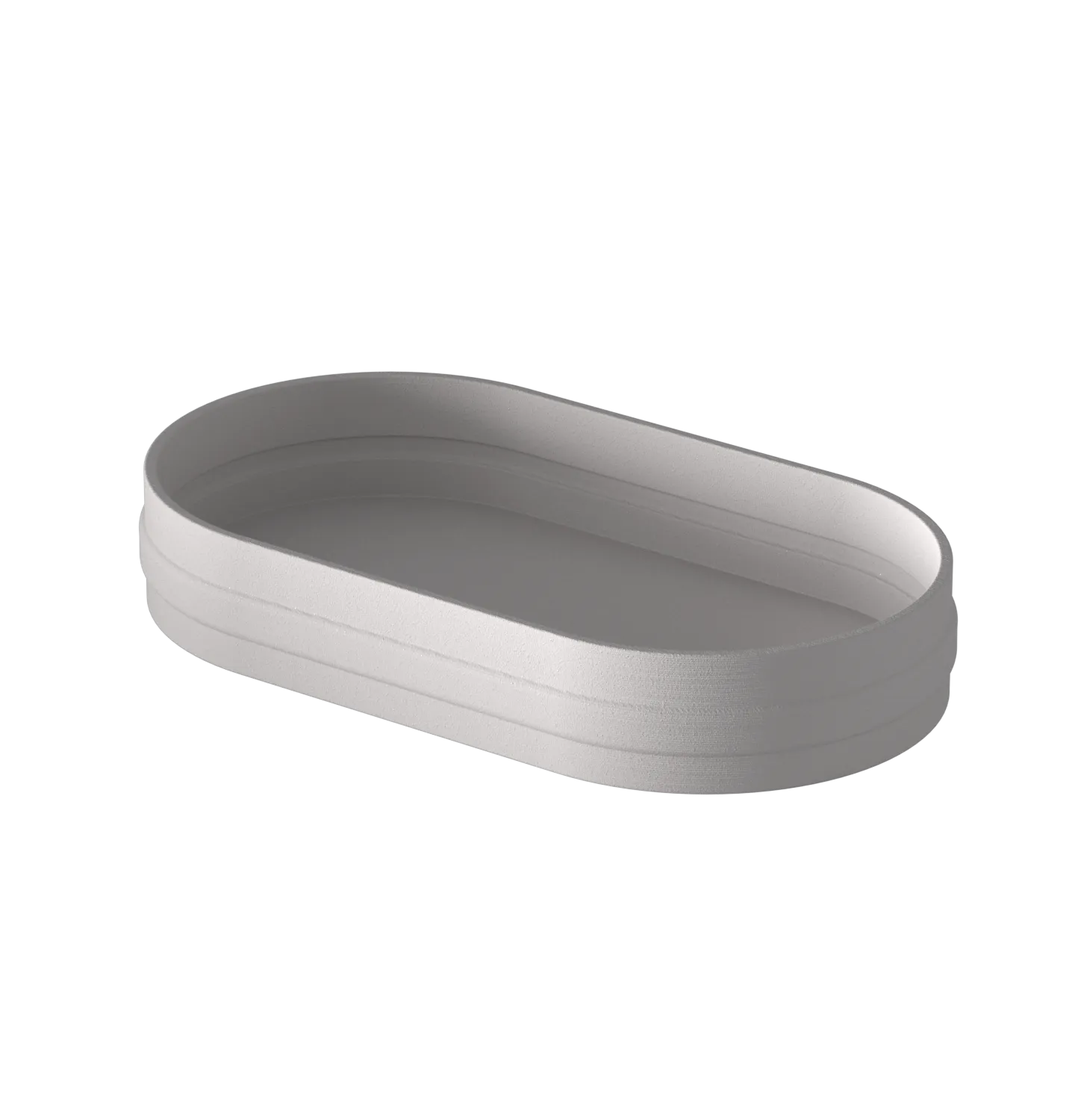 Oval Tray — White